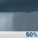 Thursday: A chance of rain showers. Mostly cloudy, with a high near 69. Chance of precipitation is 50%. Thursday: Chance Rain Showers